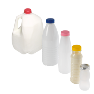 Milk and Dairy Containers (milks gallon, cream, concentrated milk , fresh creams, drinkable Yogurts). Hema filler, capper, complete lines